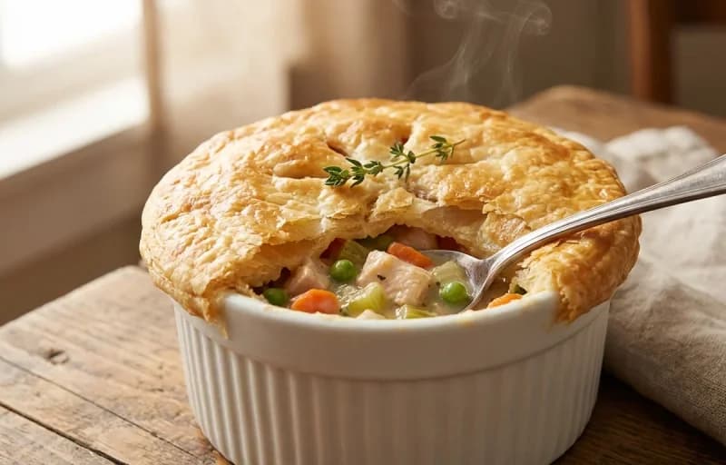 Chicken Pot Pie with Green Salad - Recipe 1