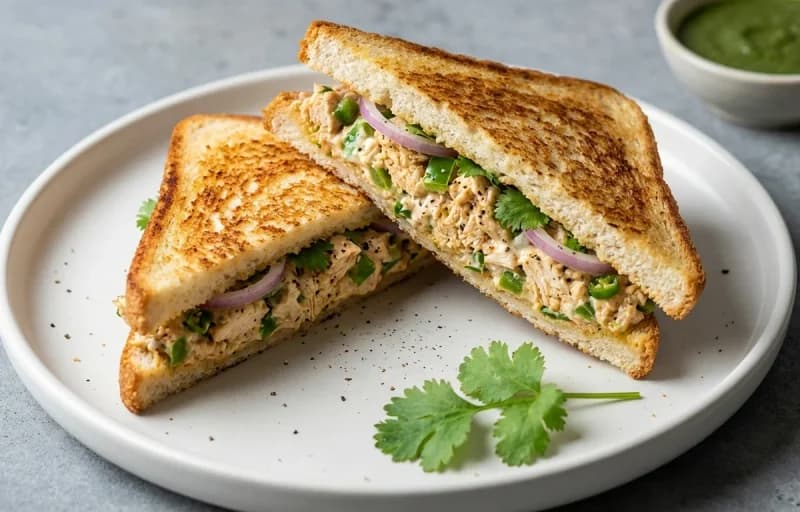 Chicken Sandwich with Tomato Ketchup - Recipe 1