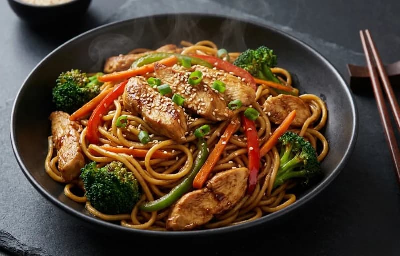 Chicken Stir Fry Noodles