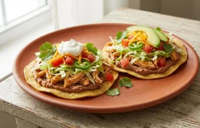 Chicken Tostadas