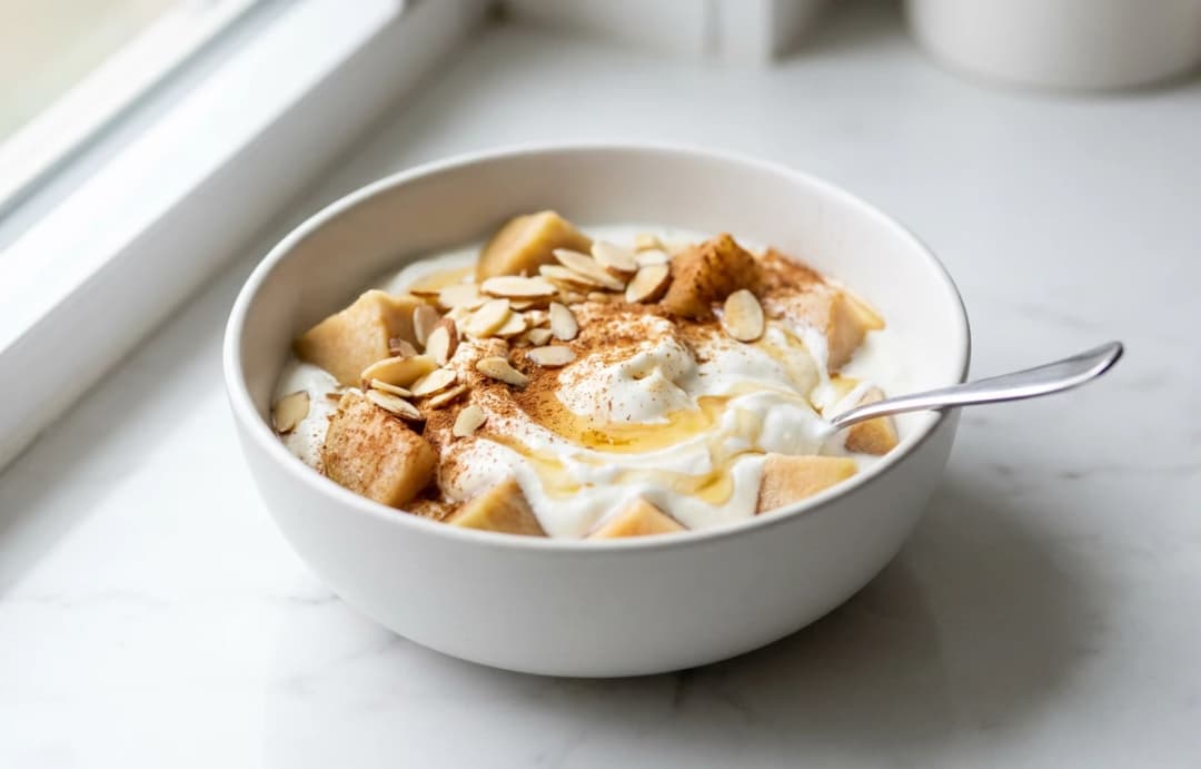 Chikoo & Yogurt Protein Bowl