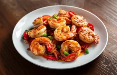 Chili Garlic Prawns