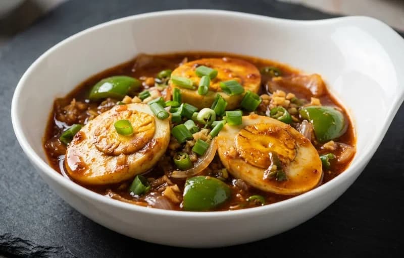 Egg Fried Rice with Chilli Egg Gravy - Recipe 2