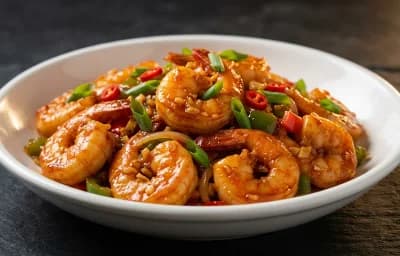 Chilli Garlic Prawns