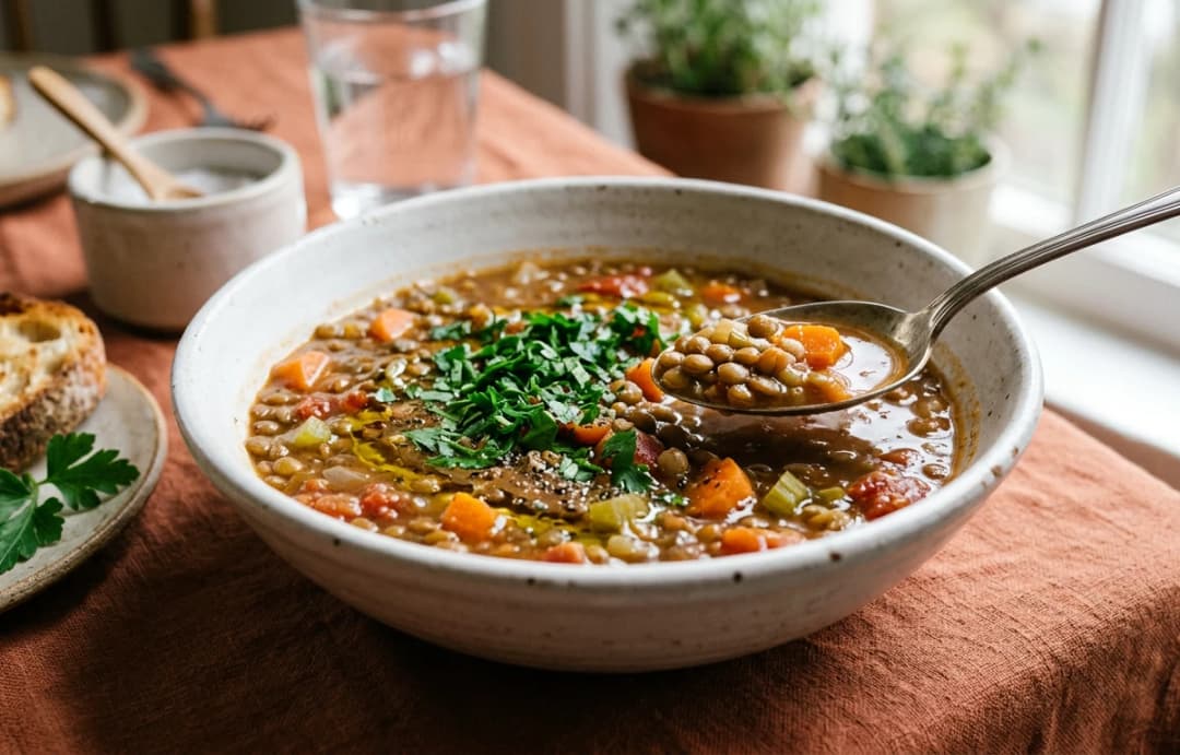 Classic Hearty Lentil Soup