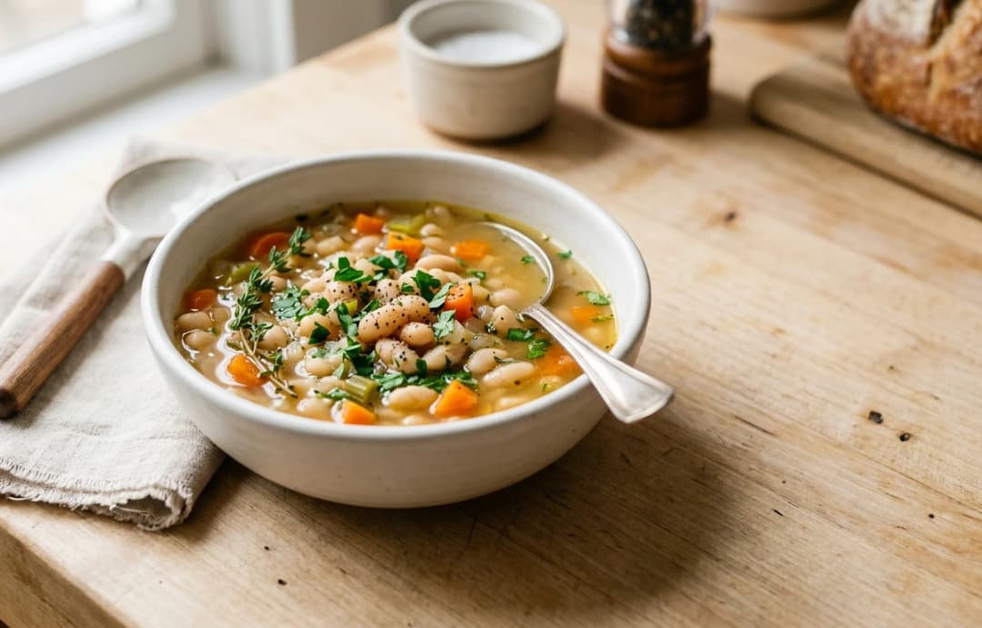 Classic Hearty Navy Bean Soup