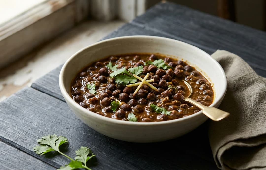 Classic Kala Chana Masala