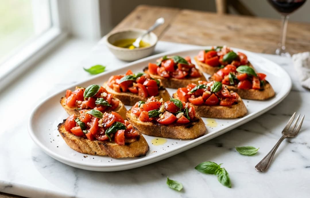 Classic Tomato Bruschetta