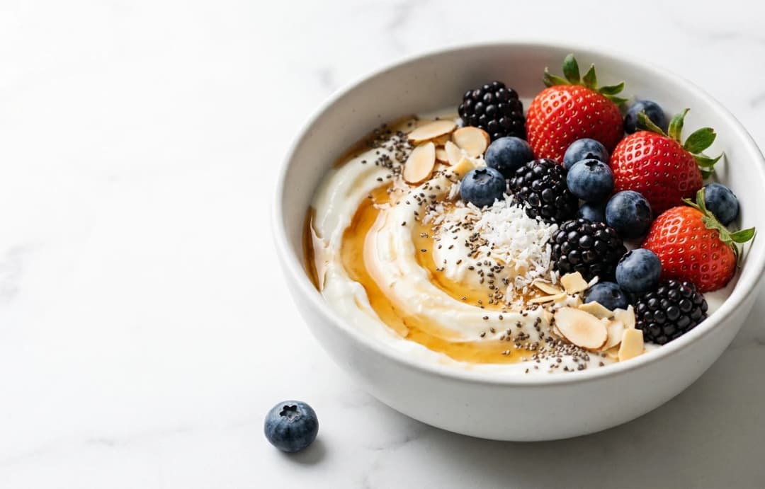 Coconut Berry Yogurt Bowl