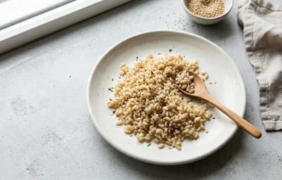 Cooked Brown Rice Half Cup