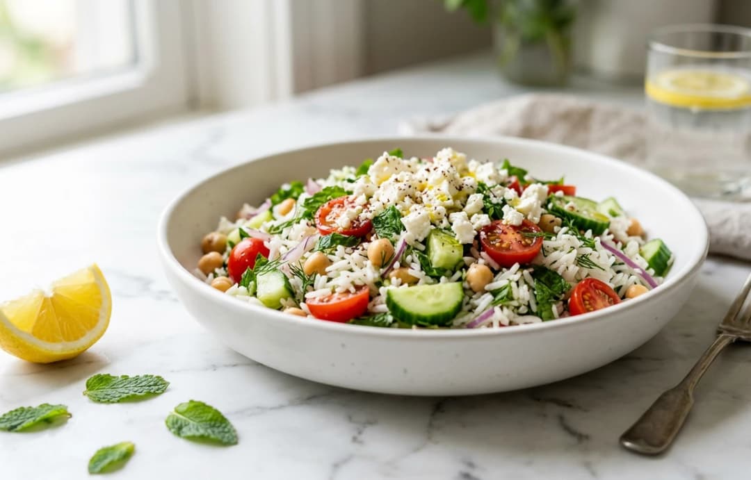 Cooling Cucumber & Rice Salad