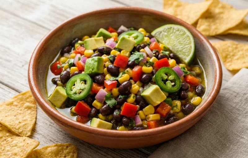 Grilled Bluefish, Corn and Black Bean Salsa and Quinoa - Recipe 2