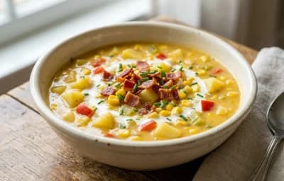 Corn Chowder with Bacon