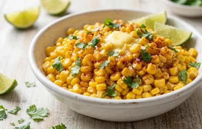 Corn with Chile and Lime