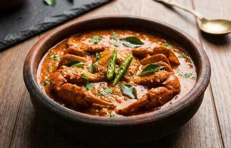 Crab Gassi with Boiled Rice - Recipe 1