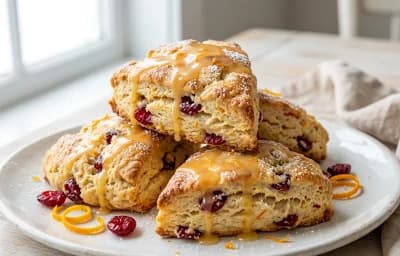 Cranberry Orange Scones