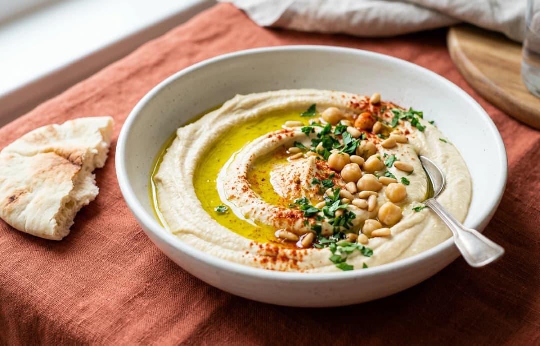 Creamiest Homemade Hummus
