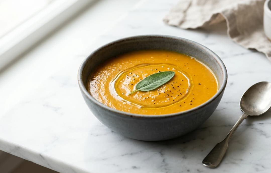Creamy (No-Cream) Pumpkin Soup