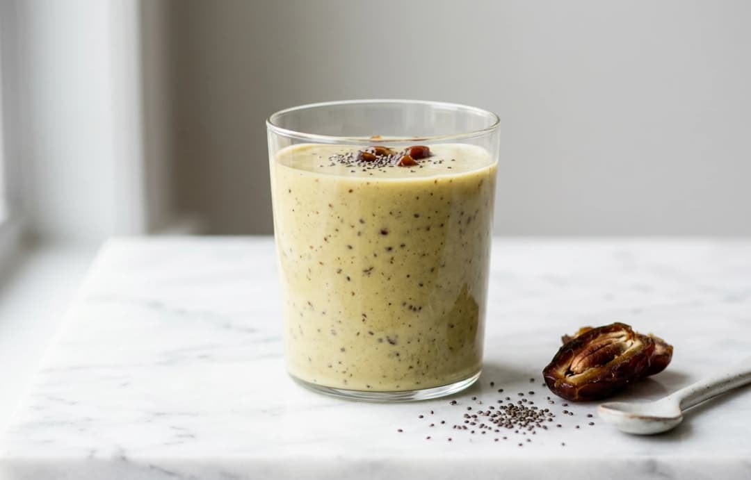 Creamy Banana-Date Smoothie
