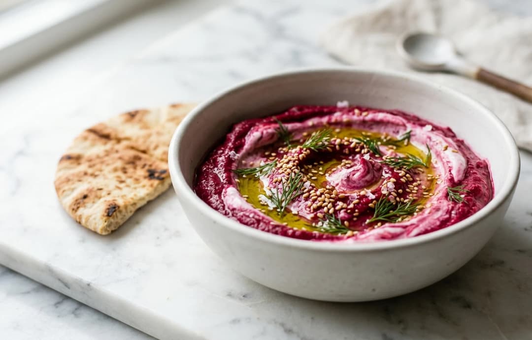 Creamy Beetroot & Yogurt Dip