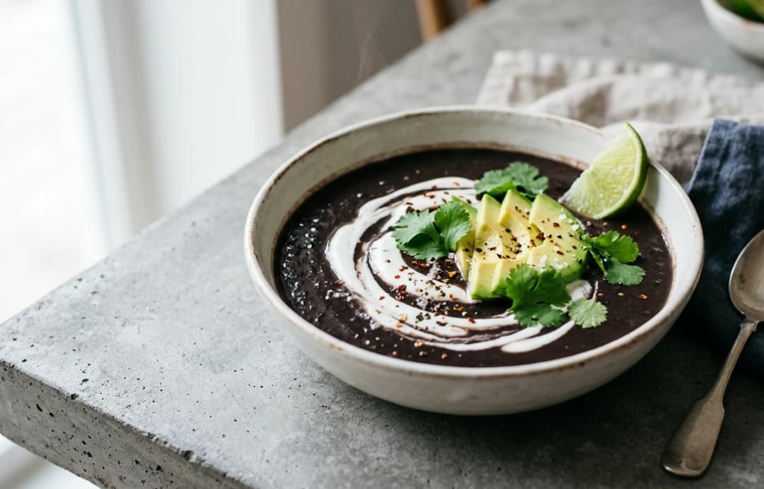Creamy Black Bean Soup