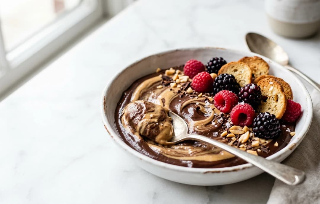 Creamy Chocolate Peanut Butter Pudding