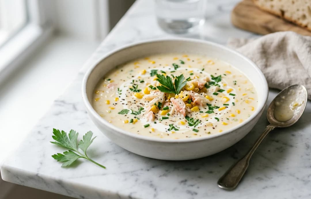 Creamy Crab & Corn Soup