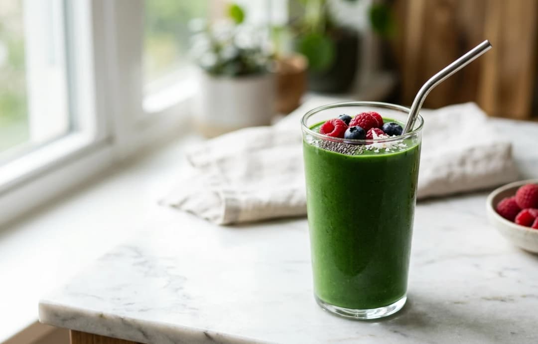 Creamy Green Avocado Smoothie