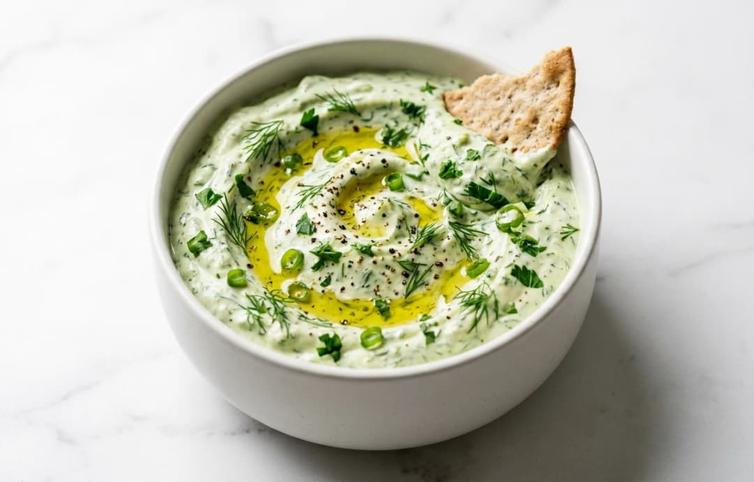 Creamy Herb & Garlic Dip