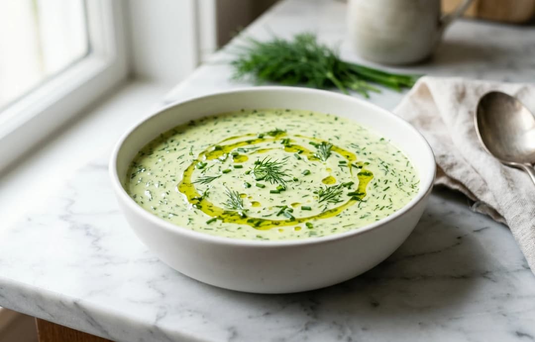 Creamy Kefir Herb Dressing