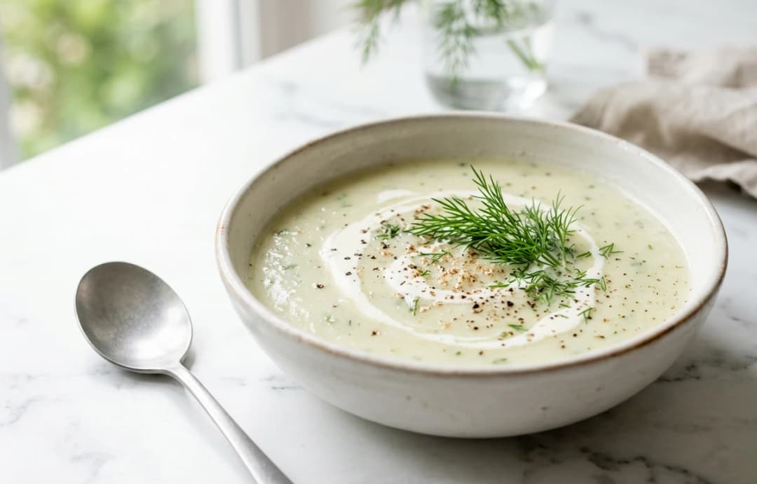 Creamy Kohlrabi Soup