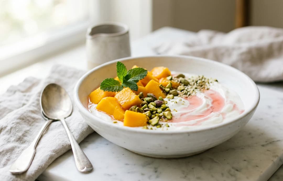 Creamy Mango Yogurt Bowl