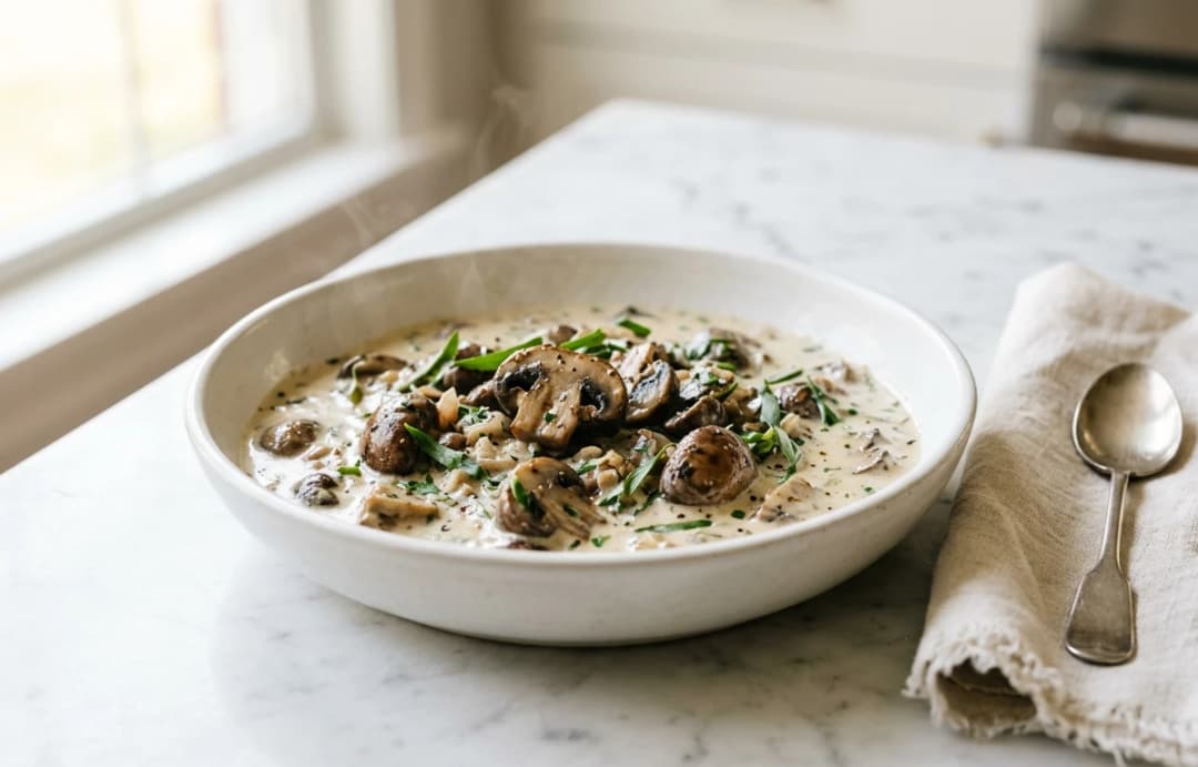 Creamy Mushroom & Tarragon Sauce
