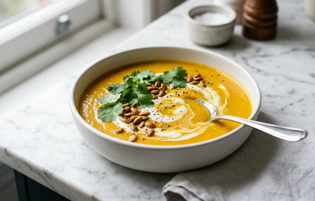 Creamy Yam and Ginger Soup