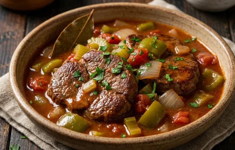 Creole Grillades with Cheese Grits - Recipe 1