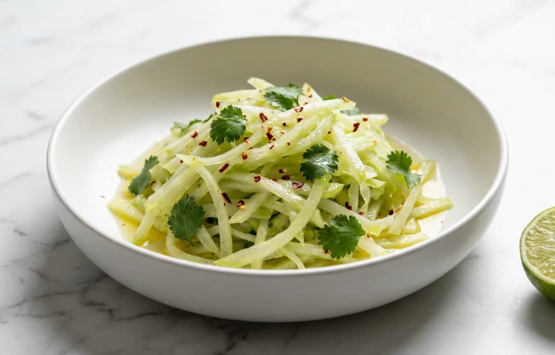 Crisp Chayote & Lime Slaw