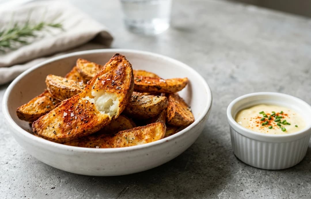 Crispy Air Fryer Potato Wedges