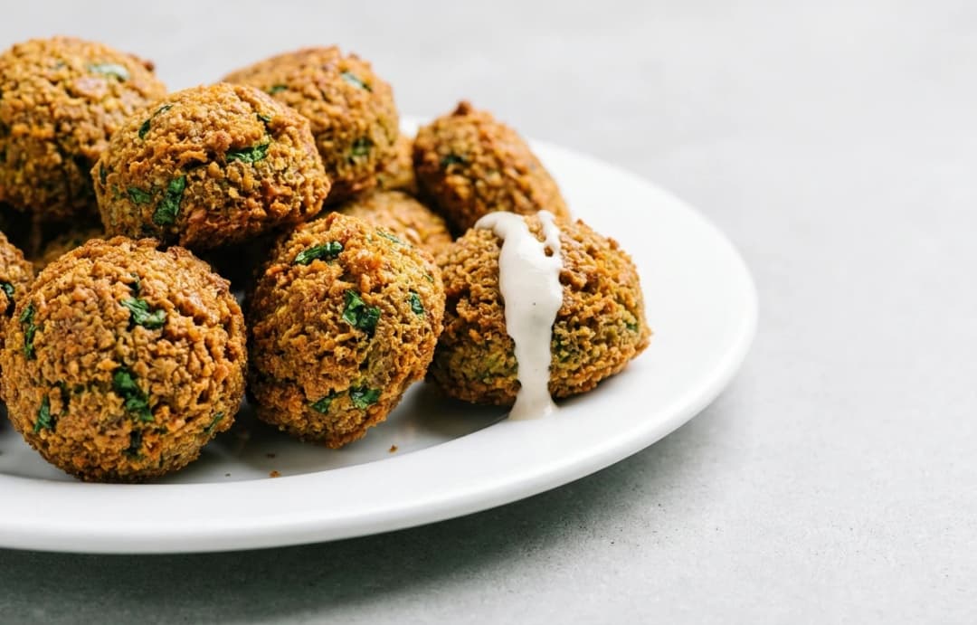 Crispy Baked Falafel