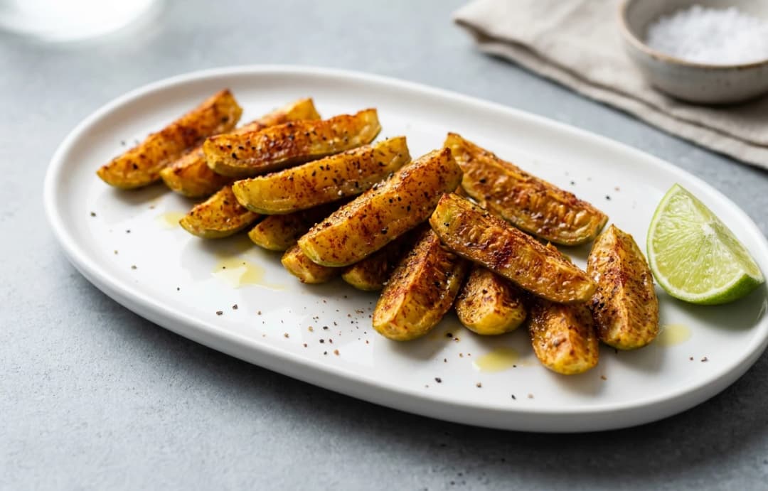 Crispy Roasted Ivy Gourd Fries