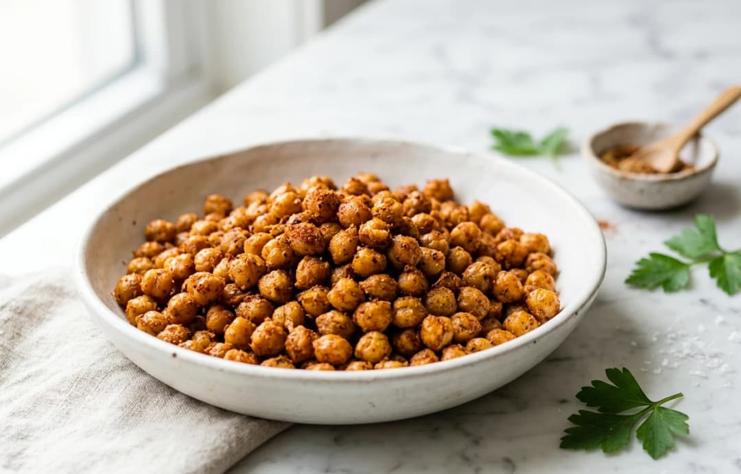 Crispy Spiced Chickpeas