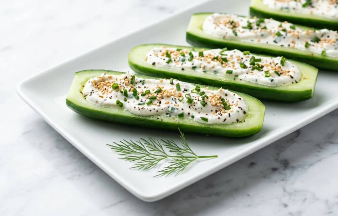 Crunchy Cucumber Boats