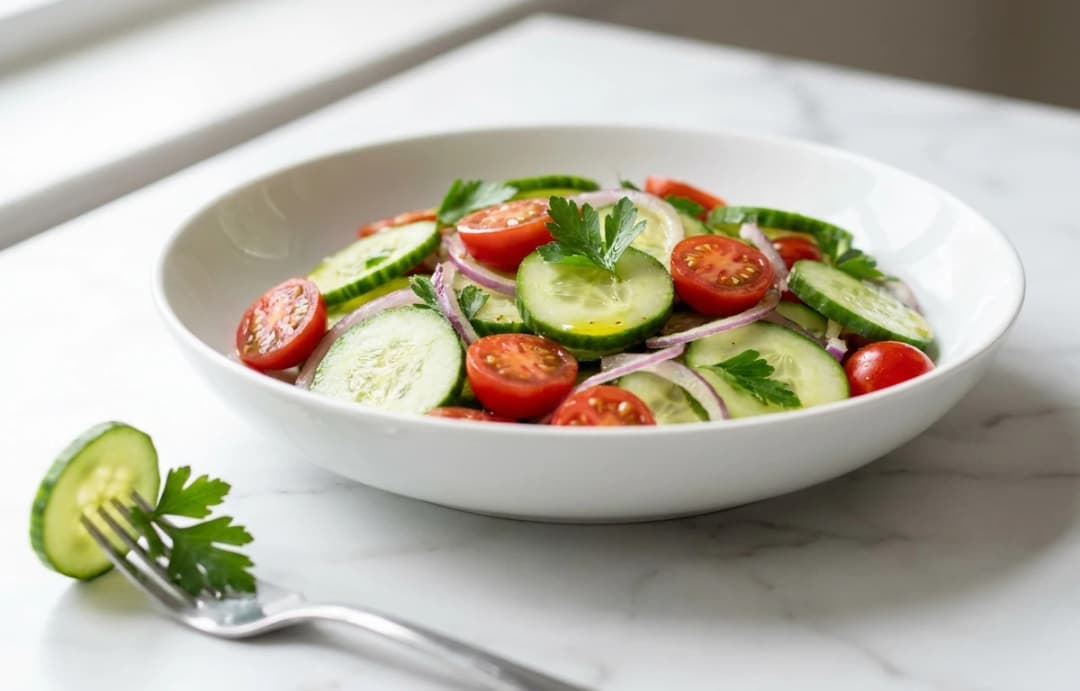 Cucumber and Tomato Salad