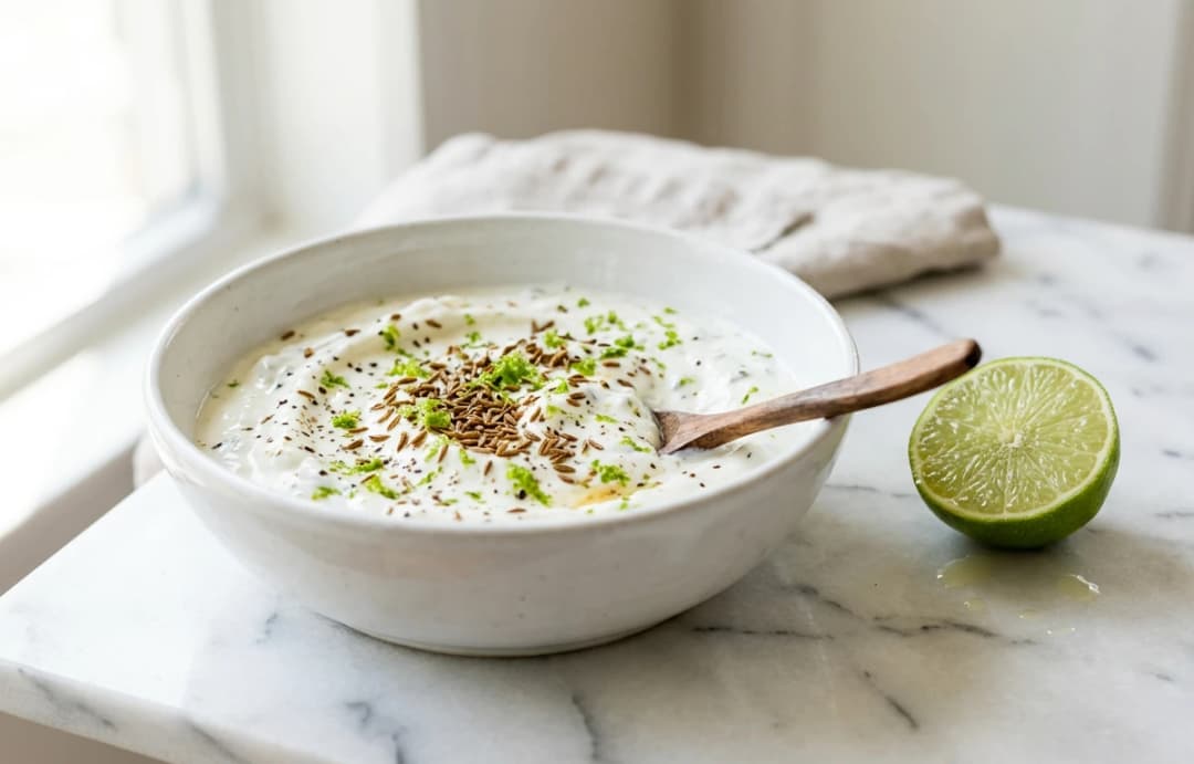 Cumin & Lime Yogurt Dip (Raita)
