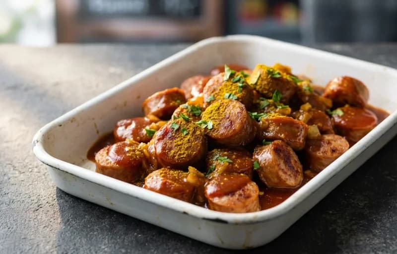 Currywurst with French Fries - Recipe 1