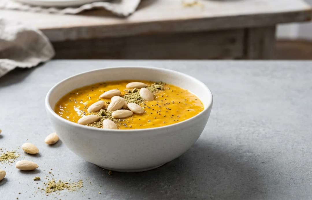 Custard Apple & Almond Bowl