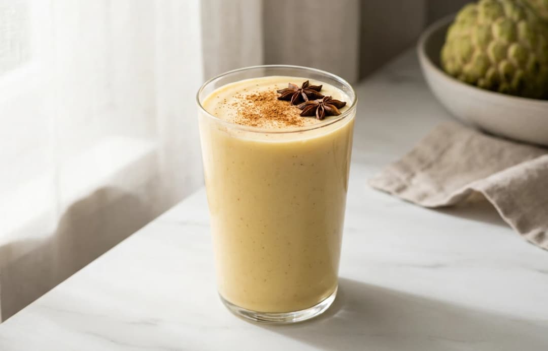 Custard Apple Yogurt Smoothie