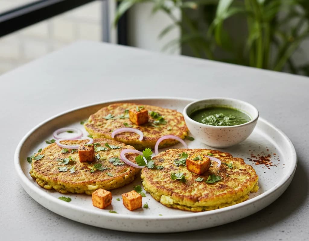 Paneer Besan Chilla