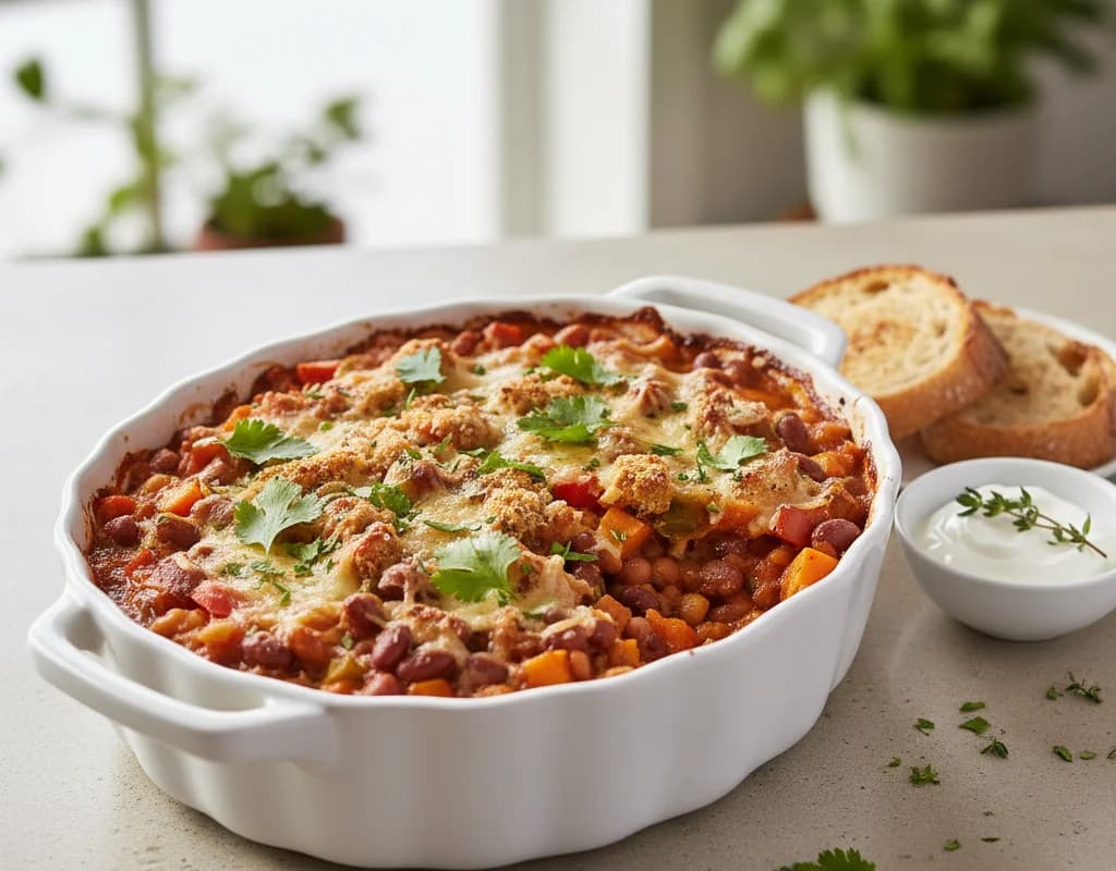 Vegetarian Baked Bean Casserole