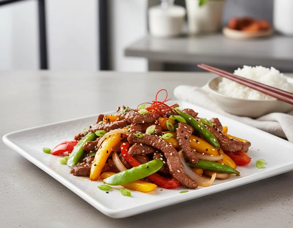 Beef and Bell Pepper Stir-fry
