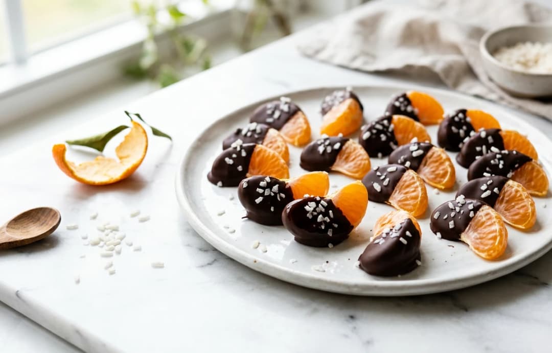 Dark Chocolate Dipped Clementines